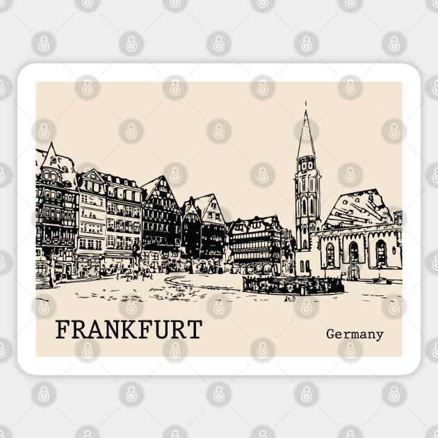 Frankfurt Germany Sticker by Lakeric